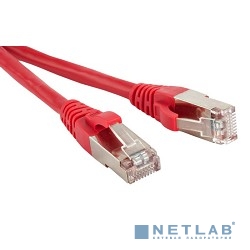 Hyperline PC-LPM-STP-RJ45-RJ45-C6-0.5M-LSZH-RD Патч-корд F/UTP, экранированный, Cat.6, LSZH, 0.5 м, красный