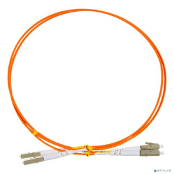 Hyperline FC-D2-50-LC/­PR-LC/­PR-H-1M-LSZH-OR (FC-50-LC-LC-PC-1M) Патч-корд волоконно-оптический (шнур) MM 50/125, LC-LC, duplex, LSZH, 1 м