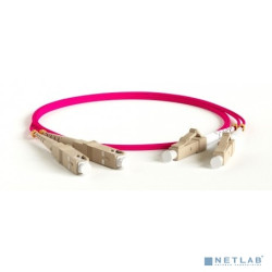 Hyperline FC-D2-504-LC/PR-SC/PR-H-2M-LSZH-MG Патч-корд волоконно-оптический (шнур) MM 50/125(OM4), LC-SC, duplex, 10G, LSZH, 2 м