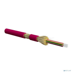 Hyperline FO-DT-IN-504-24-LSZH-MG Кабель волоконно-оптический 50/125 (OM4) многомодовый, 24 волокна, плотное буферное покрытие (tight buffer), для внутренней прокладки, LSZH, нг(А)-HF, -40°C - +70°C,