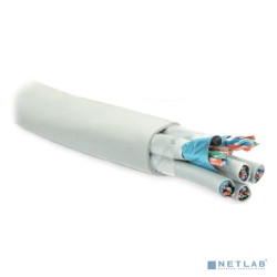Hyperline FUTP16W-C5-S24-IN-LSZH-GY Кабель витая пара, экранированная F/­UTP, категория 5, 16 пар (4 пары (24 AWG)х4) (1м)