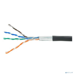 Cablexpert FPC-5051E-4-CU/100 Кабель Cablexpert (RU) FTP indoor 4x2x0.51, медный, кат.5e, однож., 100м, box, серый