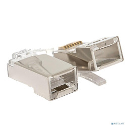 EKF TRC-PLUG-5EFTP-20 Коннектор RJ-45 TERACOM экранированный 8P8C Cat.5E универсальный (упак.20шт)