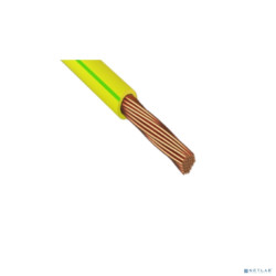 Провод ПуГВнг(А)-LS 2,5 желто-зеленый бухта 100 метров (Металлист)