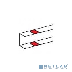Legrand 010692 Накладка на стык профиля - самоклеющаяся - для односекционных кабель-каналов DLP - белая