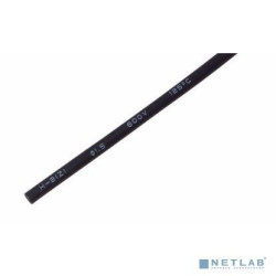 REXANT 20-1506 1.5 / 0.75 мм 1м термоусадка черная  (уп. 50 м)