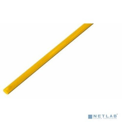 REXANT 20-1502 1.5 / 0.75 мм 1м термоусадка желтая  (уп. 50 м)