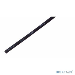 REXANT 20-1006 1.0 / 0.5 мм 1м термоусадка черная  (уп. 50 м)