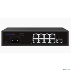 Коммутатор неуправляемый TRASSIR TR-NS1109-120-8PoE Fast Ethernet РоЕ оснащен восемью РоЕ-портами RJ-45 и 1 uplink-портом 10/100 Мбит/с. Дальность пер