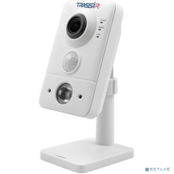 TRASSIR TR-D7121IR1W v2 2.8 Компактная Wi-Fi 2MP IP-камера с ИК-подсветкой. 1/2.9'' CMOS матрица, 0.005 Лк (F1.8) / 0 Лк (F1.8; ИК вкл.), объектив 2.8 мм