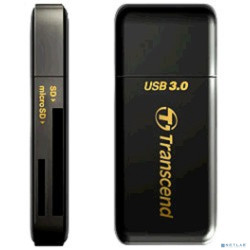 USB 3.0 Multi-Card Reader F5 All in 1 Transcend [TS-RDF5K] Black