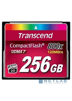 Compact Flash 256Gb Transcend, High Speed (TS256GCF800) 800-x