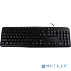 Exegate Клавиатура Exegate LY-331L5, <USB, шнур 2,2м, черная, 104кл, Enter большой>, Color box