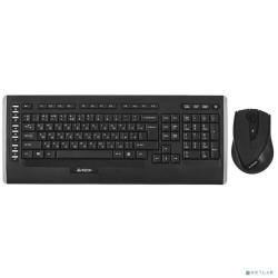 A-4Tech Клавиатура + мышь 9300F, беспроводная, черный, USB [618555]