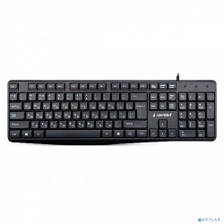 Клавиатура Gembird KB-8410,{USB, черный, 104 клавиши, кабель 1,5м}