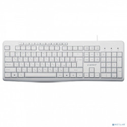 Клавиатура Gembird KB-8430M,{USB, белый, 113 клавиш, 9 кнопок управления мультимедиая, кабель 1,5м}