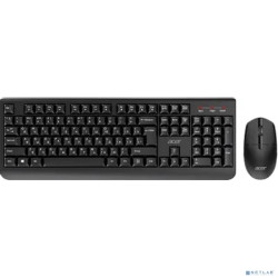 Acer OCC401 клав-ра:черный мышь:черный USB Multimedia (ZL.ACCCC.016) Комплект Клавиатура + мышь проводной