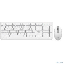 Acer OCC401 white (USB, 1600dpi, multimedia) (ZL.ACCCC.017) Комплект кл-ра+мышь беспров.