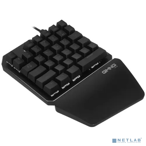 Клавиатура GMNG 707GK механическая черный USB for gamer LED (подставка для запястий)[1684803]
