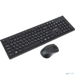 Клавиатура + мышь Oklick 250M Black USB  беспроводная slim [997834]